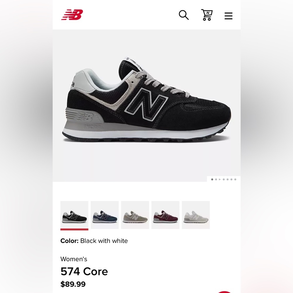New Balance 574 Core - Women’s 7.5